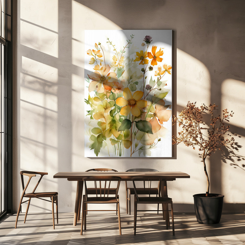 Summer Flowers No 4 | Canvas