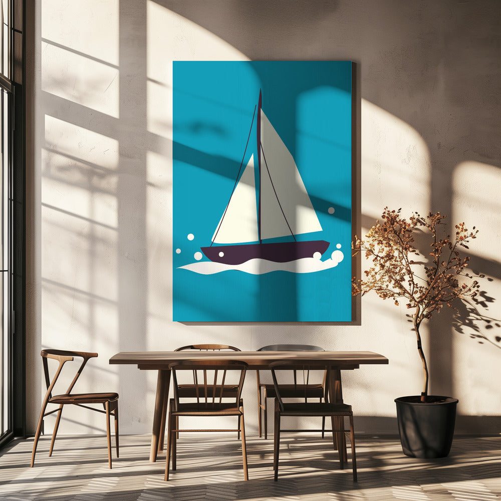 Sailboat On The Sea | Canvas