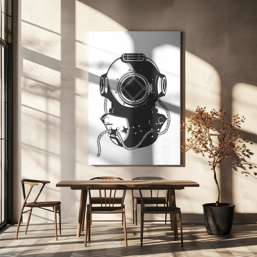 Vintage Diver | Canvas