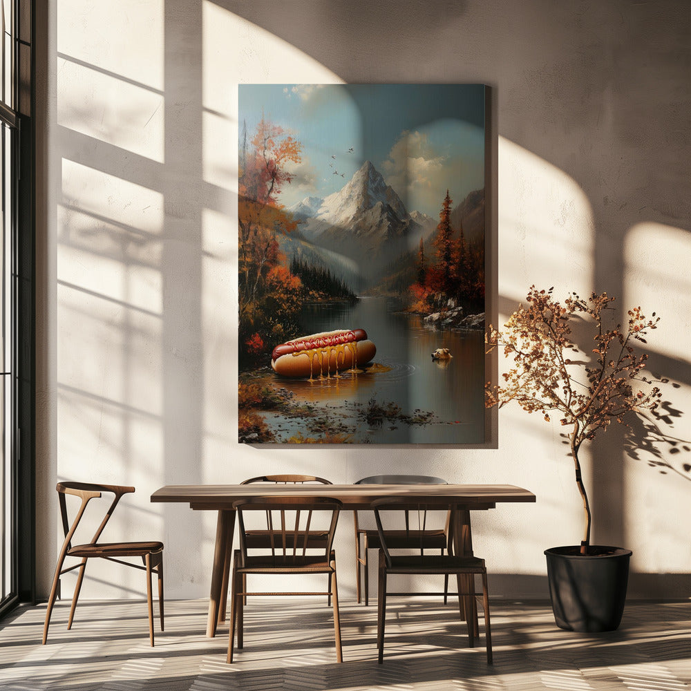 Floating Dogs | Canvas