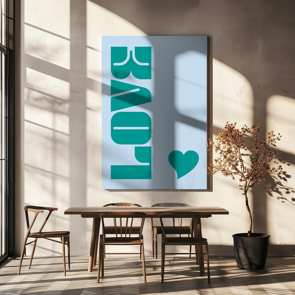 Vertical Love Essence | Canvas