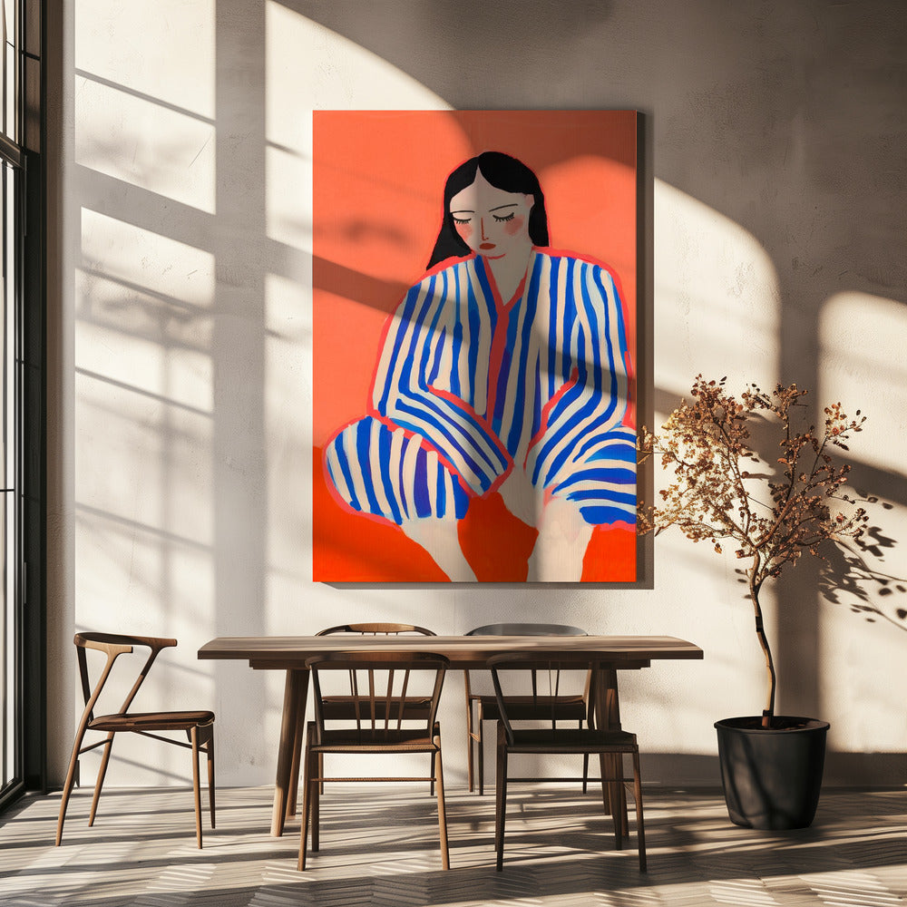 Striped Reflection | Canvas