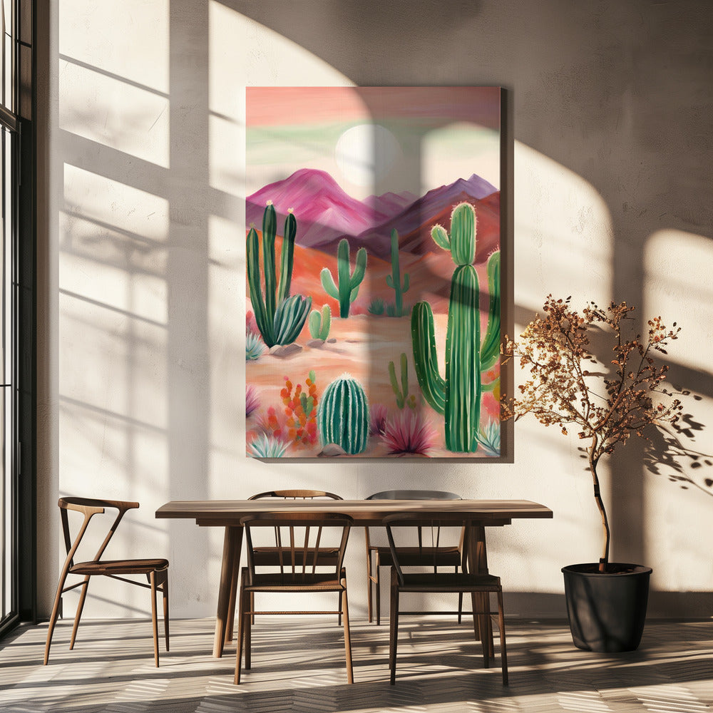 A Vibrant Desert Landscape | Canvas