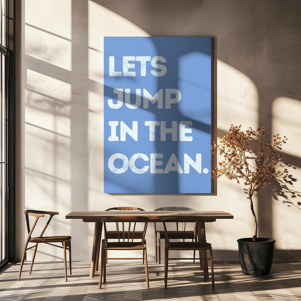 Jump In the Ocean | Canvas