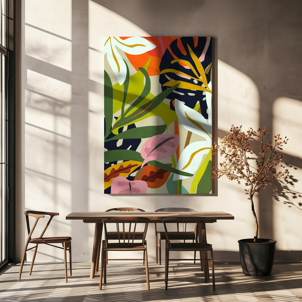 Jungle Abstract Pattern | Canvas