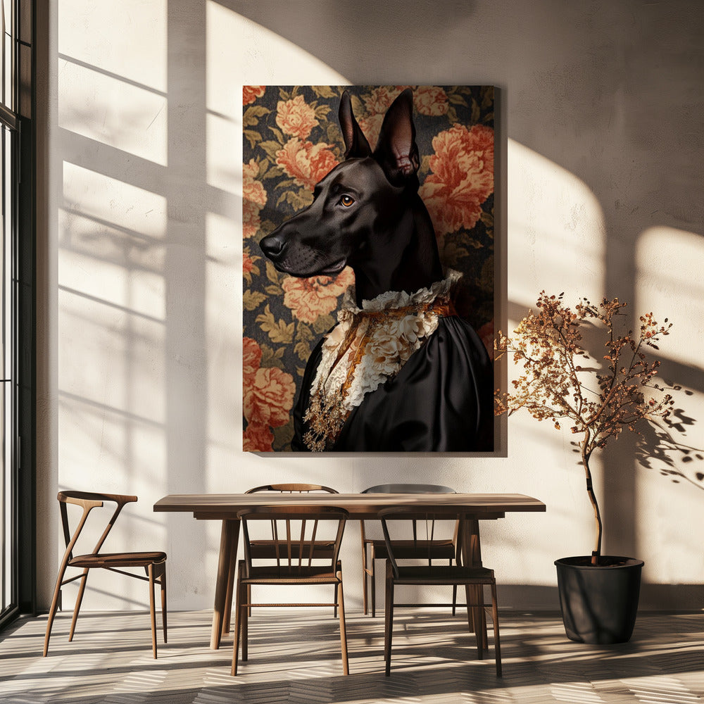 The Elegant Great Dane | Canvas