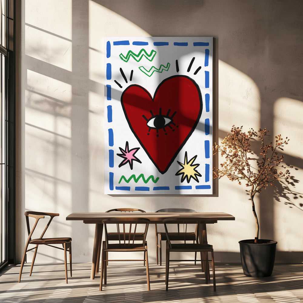 Heart's Vision | Canvas