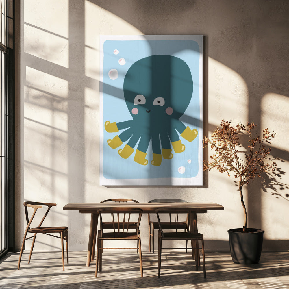 Booted Octopus Fun | Canvas