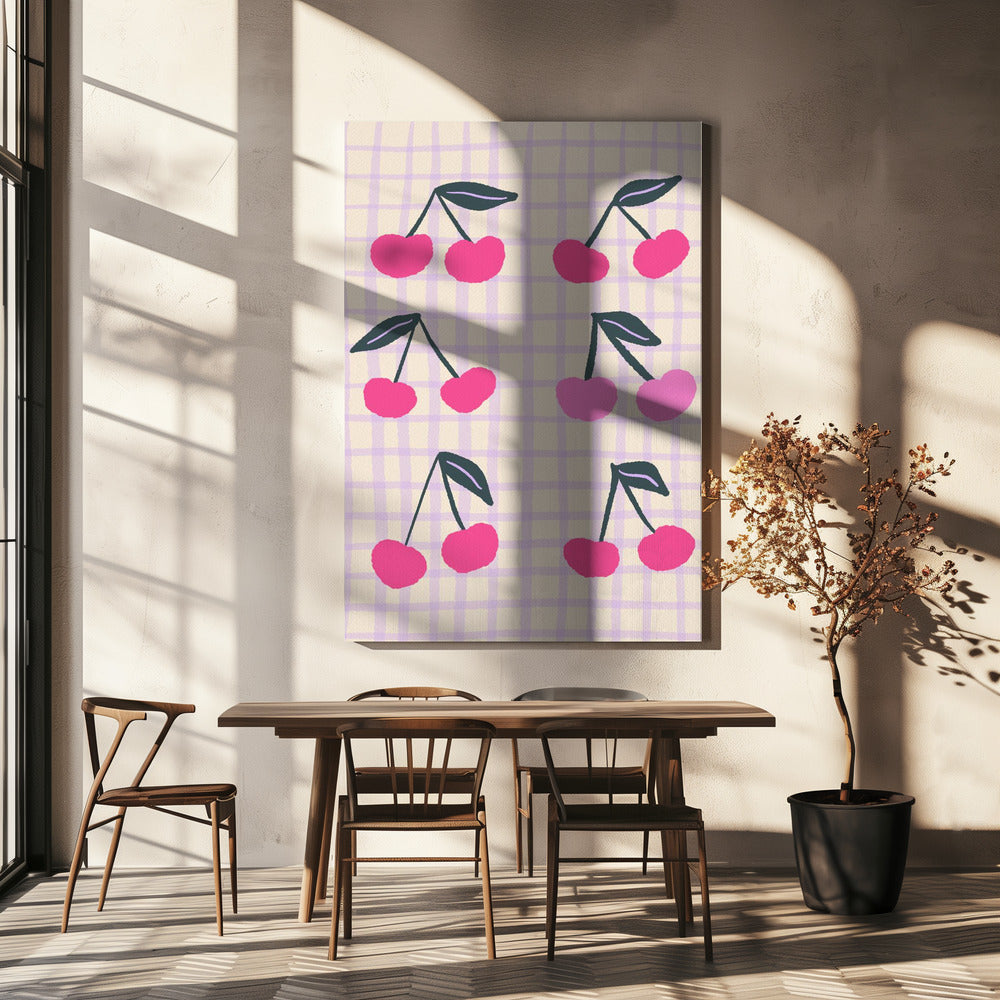 Pink Cherry Delight | Canvas