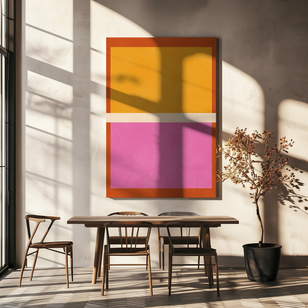 Bold Geometric Blocks | Canvas