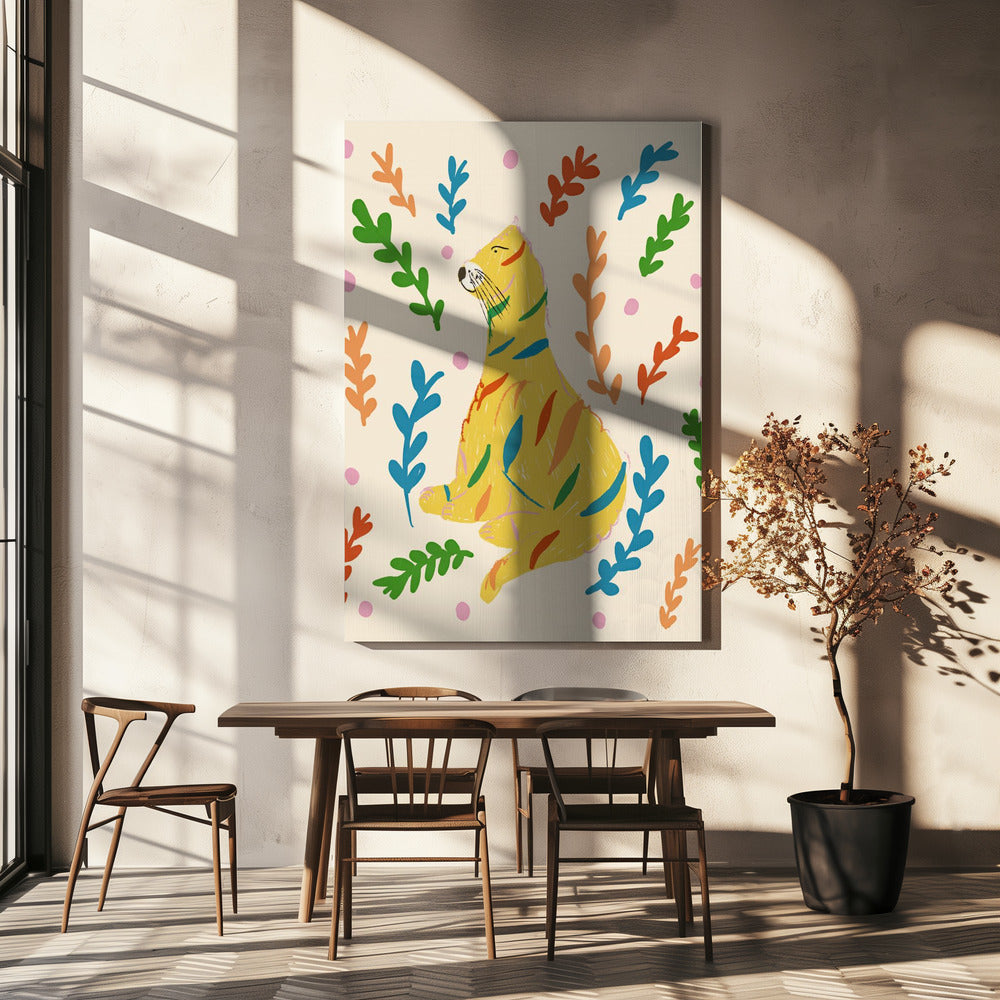 Colorful Bear Dance | Canvas