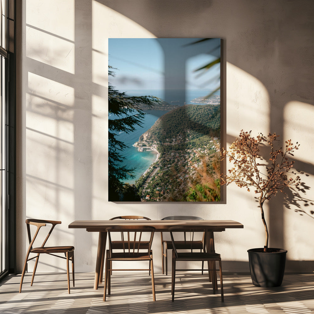 Green Hills And Turquoise Waters | Canvas