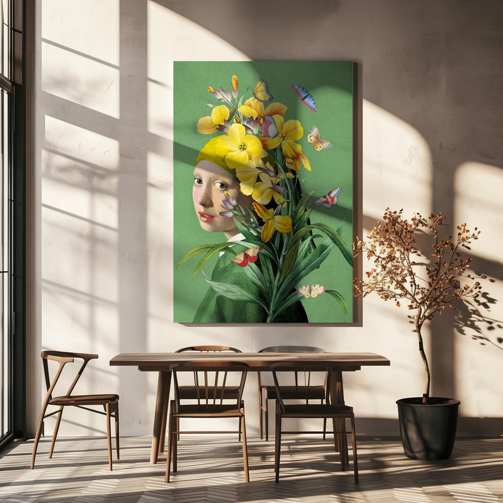 Girl With Pearl Earring   the Springtime Edition Ii | Canvas
