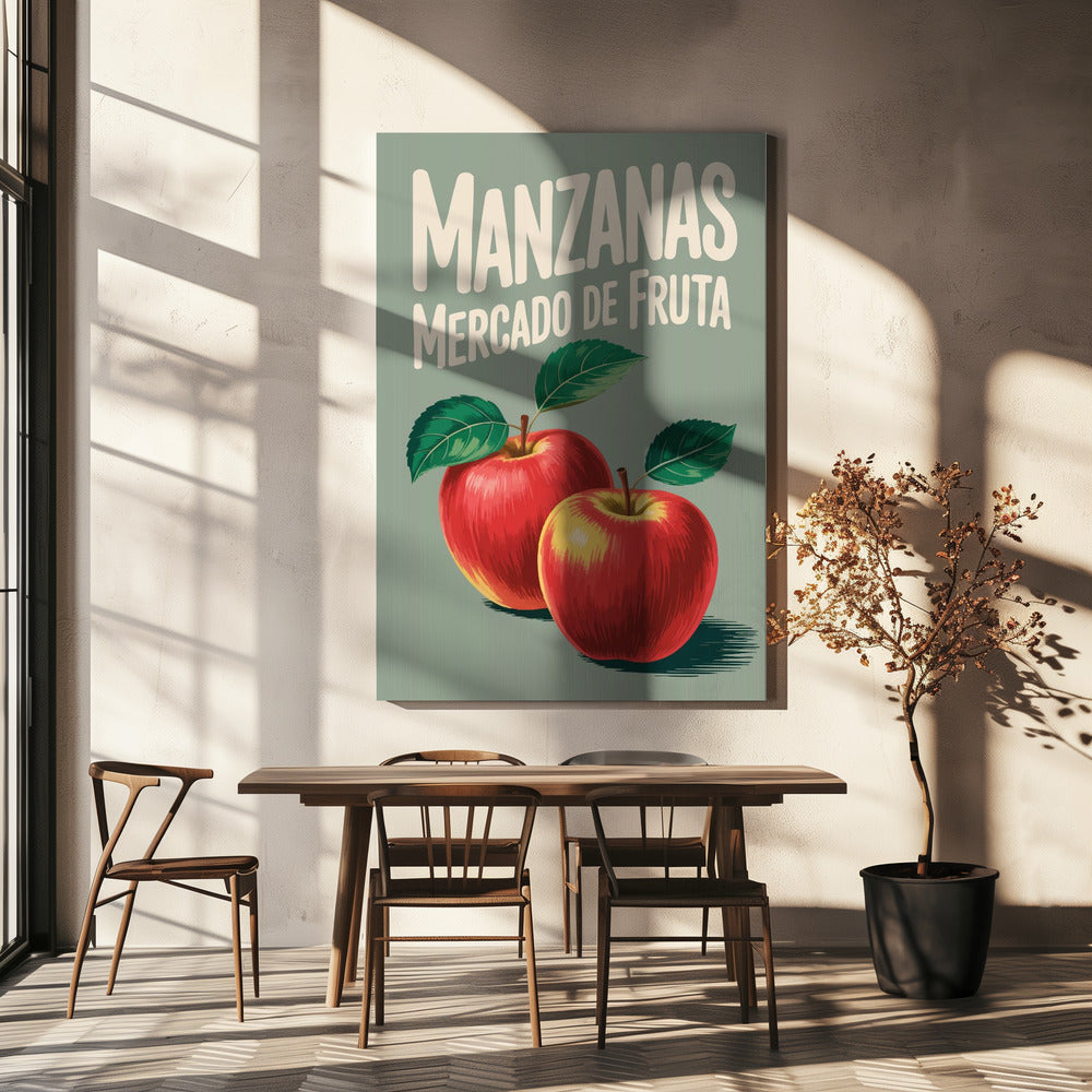 Vibrant Red Apples | Canvas