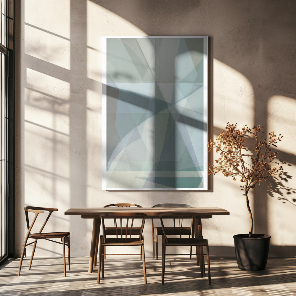 Geometric Shapes In Muted Tones | Canvas