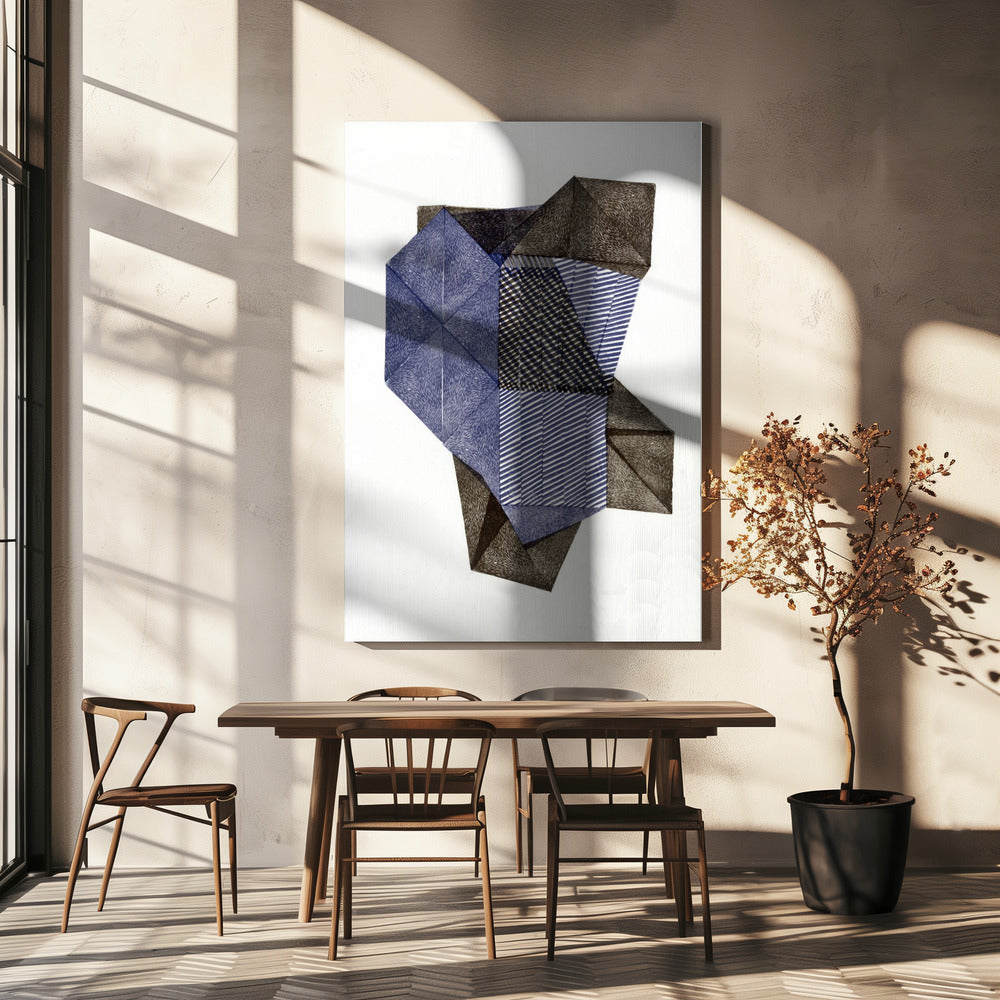 Polygonal shape XV. | Canvas