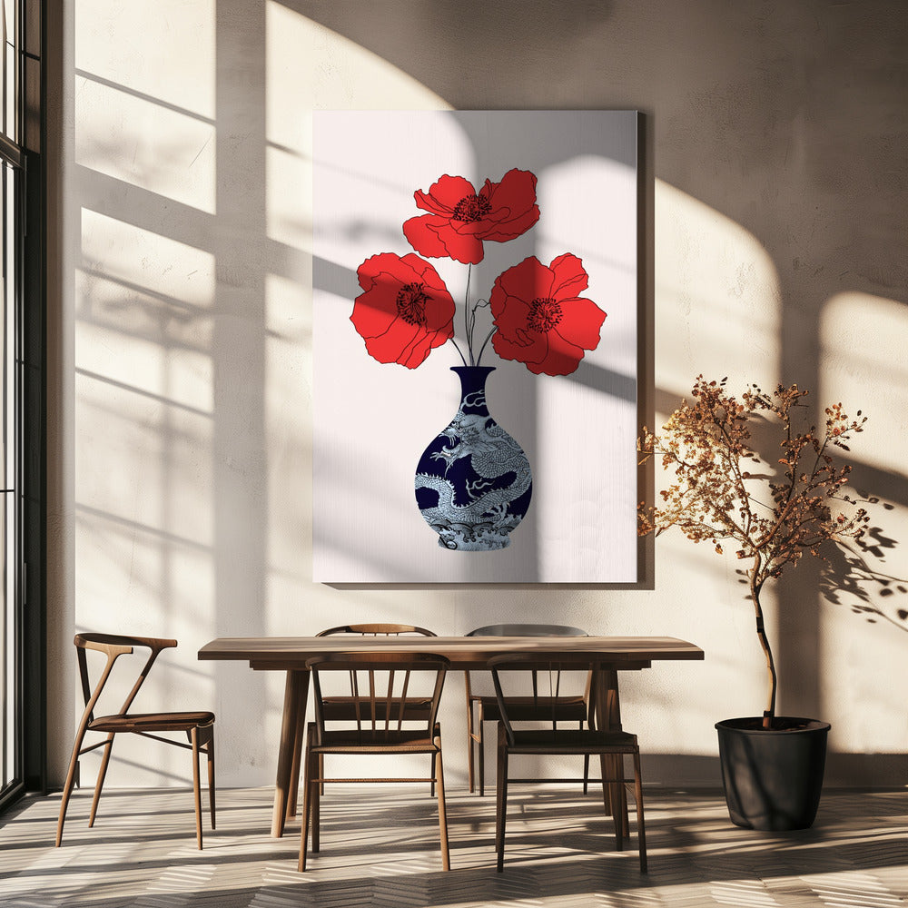 Three Poppies | Canvas
