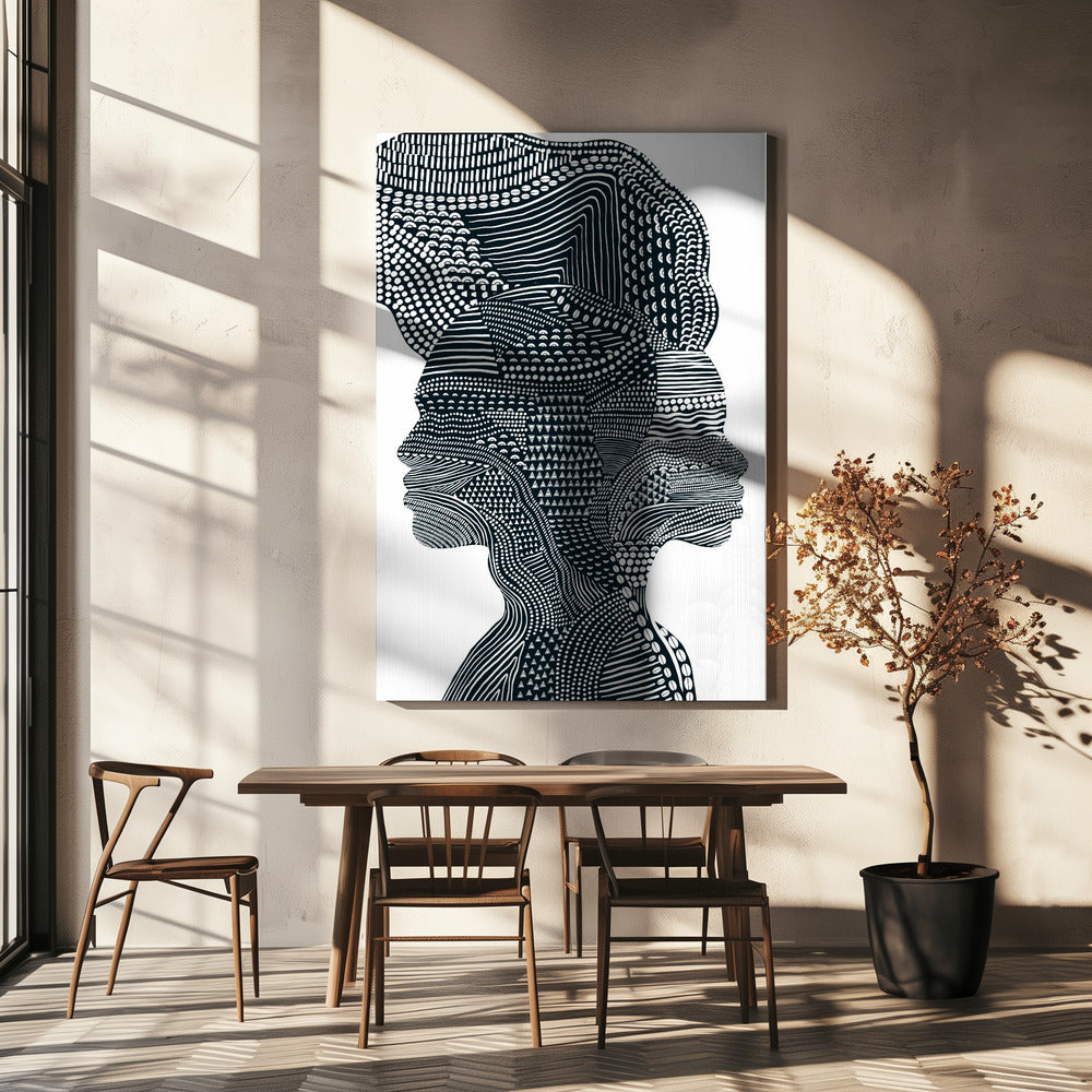 Tribal Couple | Canvas