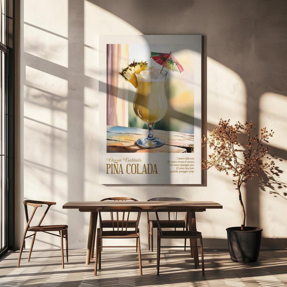 Classic Cocktails - Pina Colada | Canvas