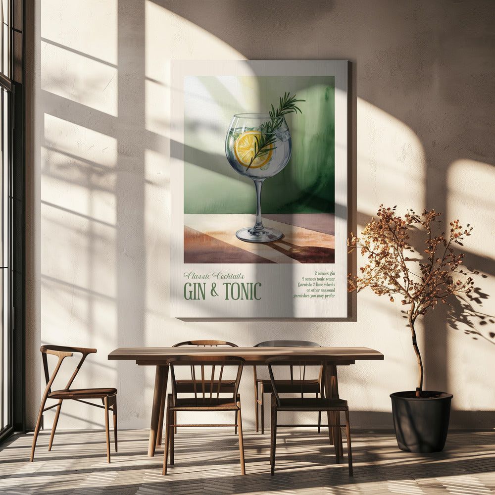 Classic Cocktails - Gin and Tonic | Canvas