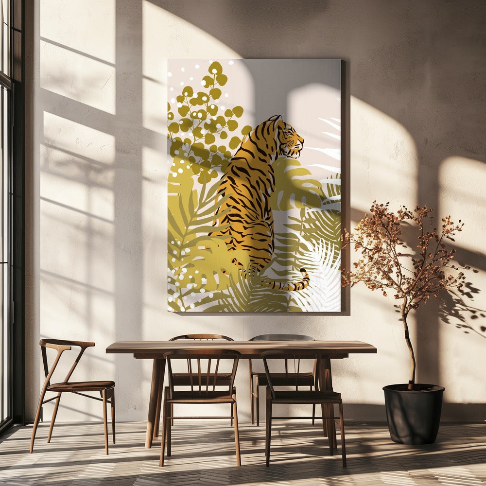 Tiger By Cats and Dotz 30 X 42 Inches | Canvas