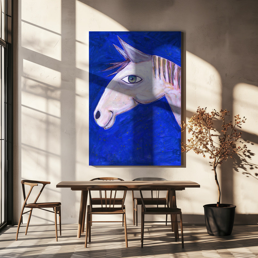 Dreaming of Horses Luminous Blue | Canvas