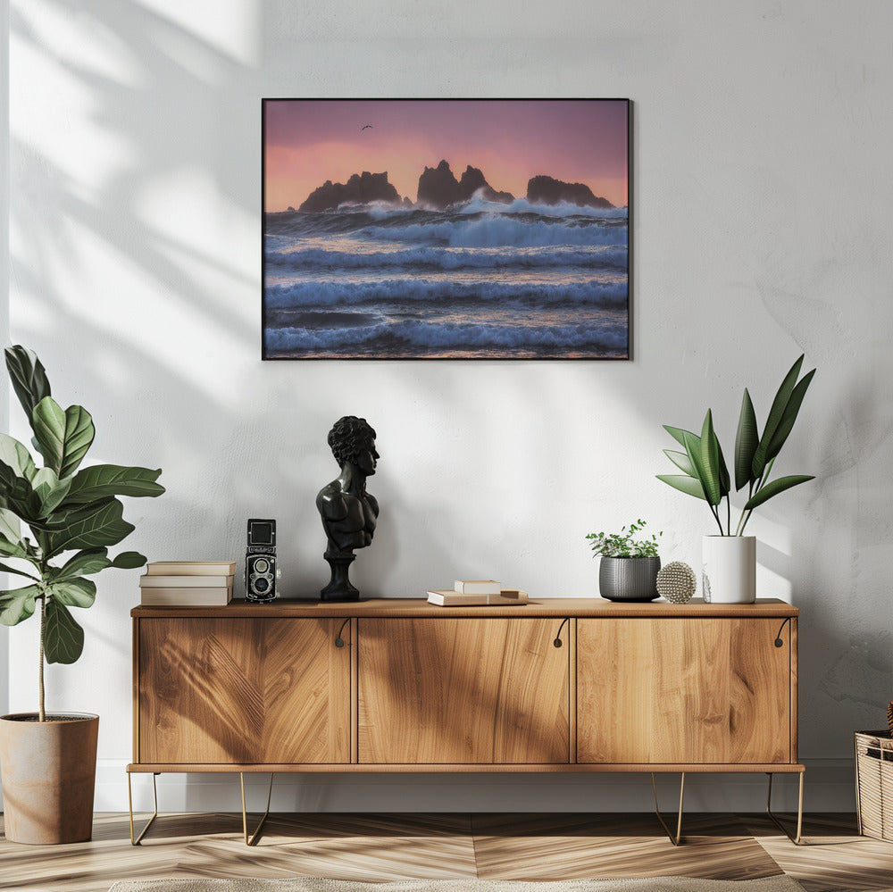 Bandon Beach Layers | Poster