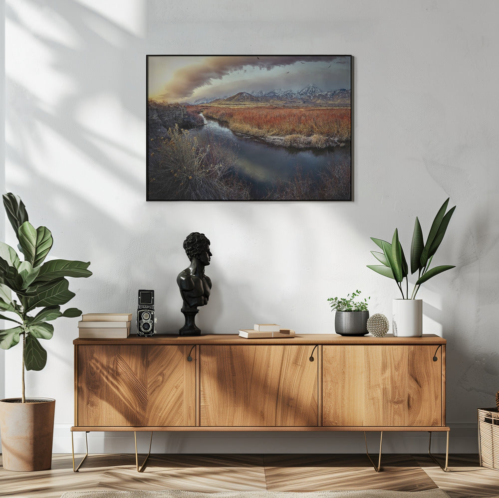 Owens River at Sunrise | Poster