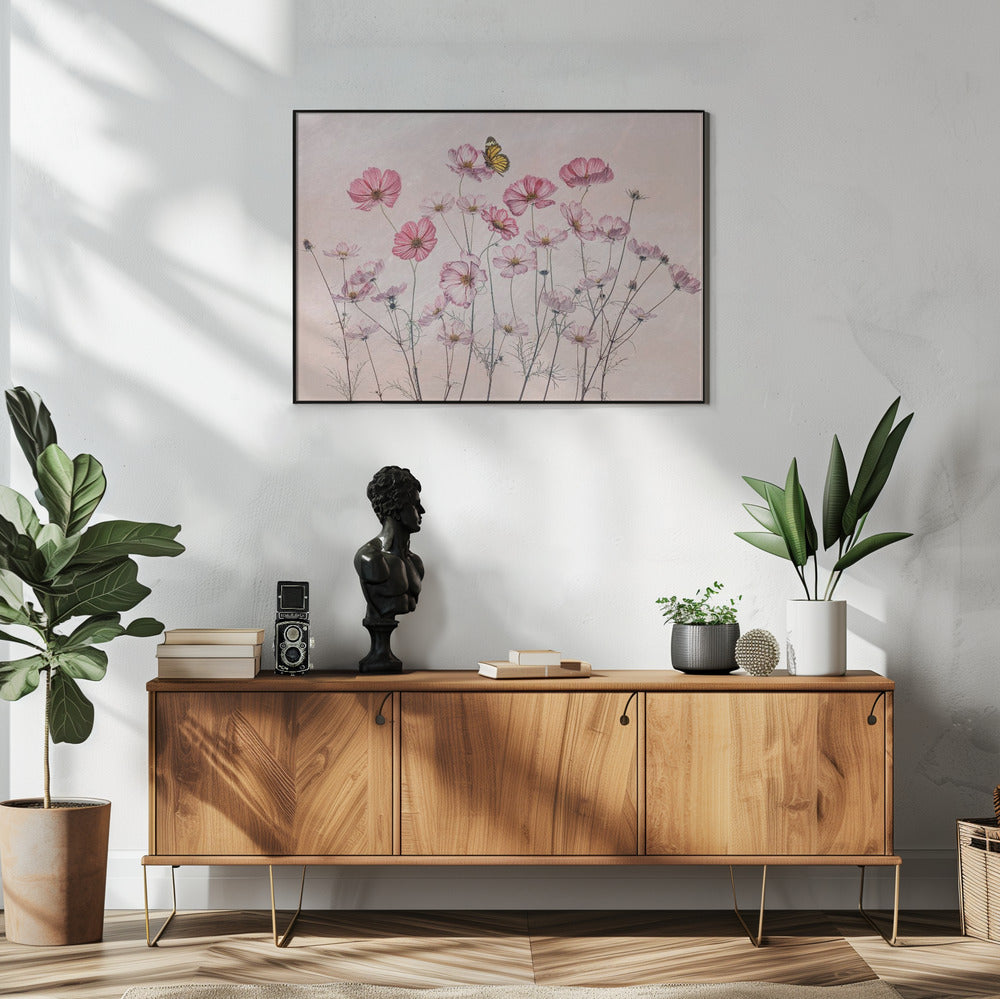 Cosmos and Butterfly | Poster