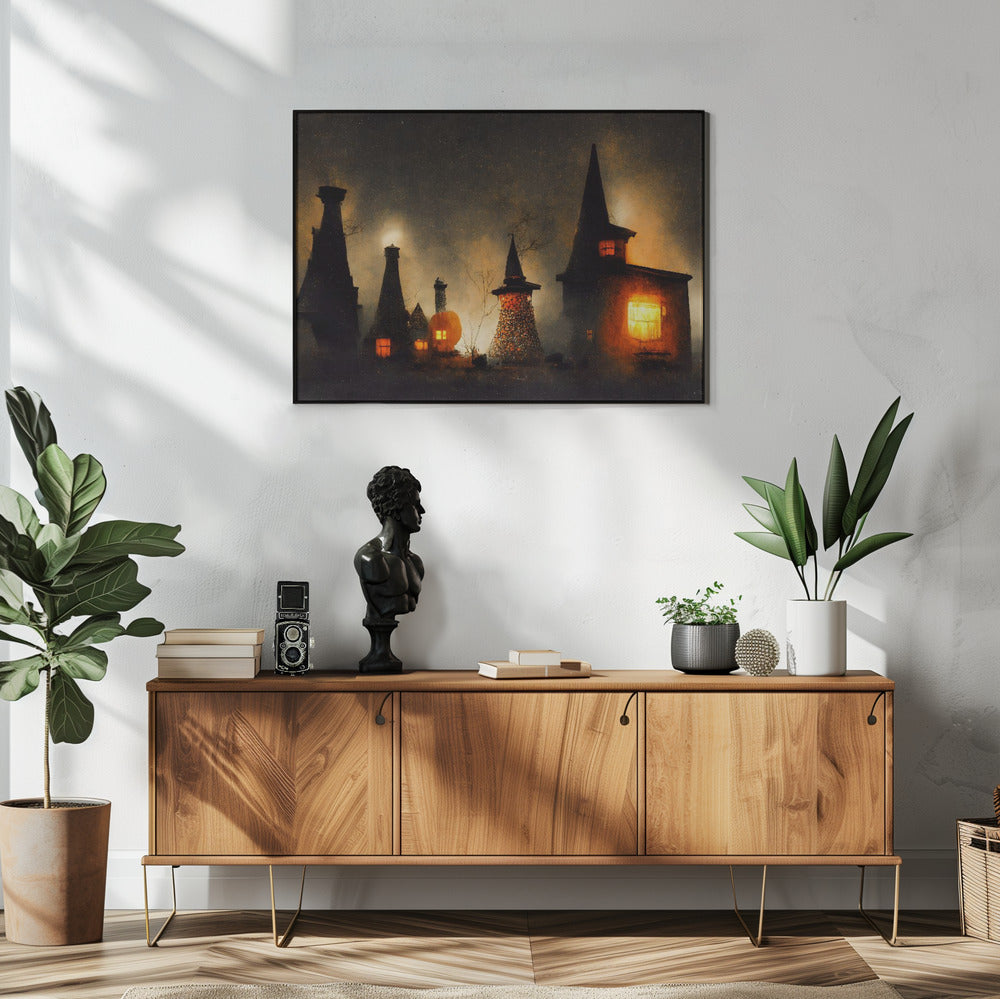 Haunted Glowscape | Poster