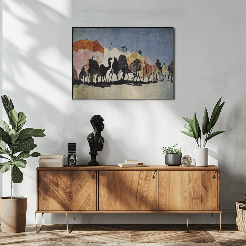 Desert Caravan Journey | Poster