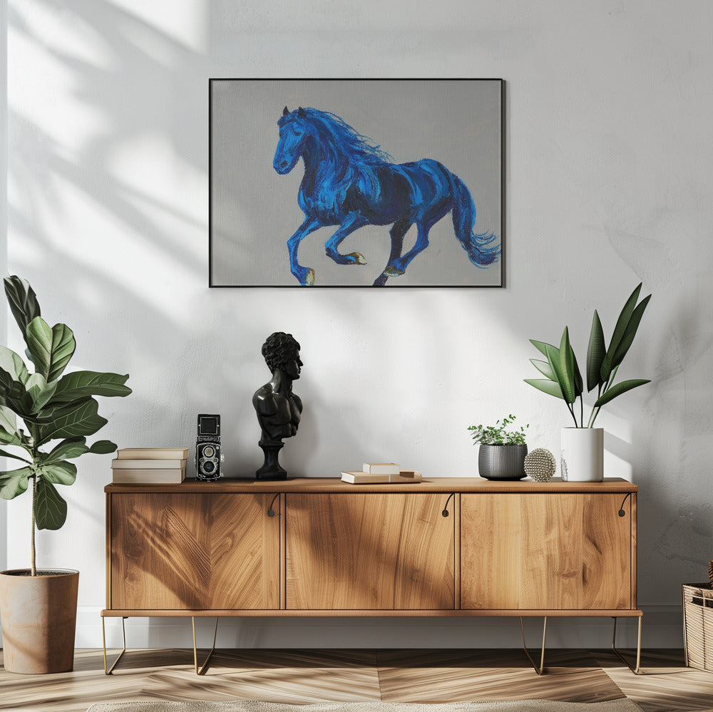 A Blue Horse | Poster