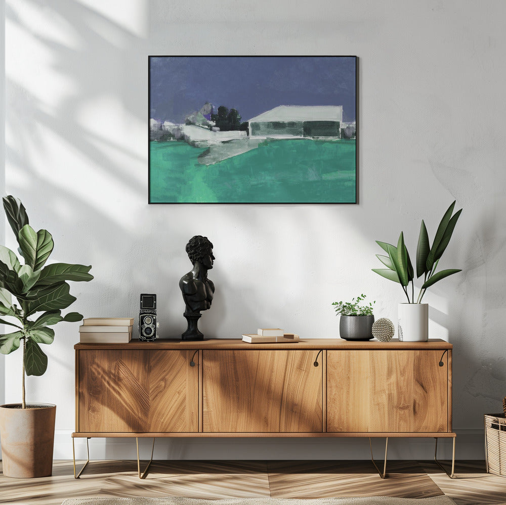 Modern Farm House No 1 | Poster