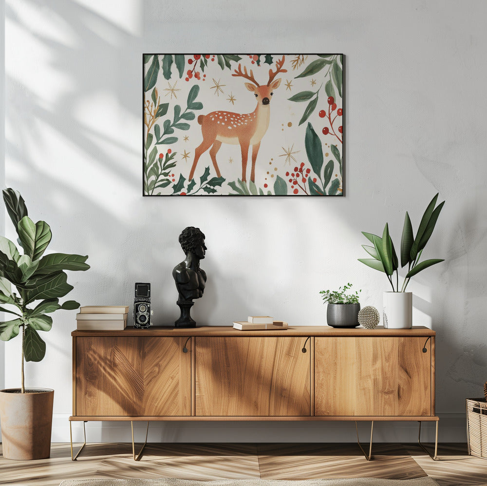 Enchanted Forest Deer | Poster