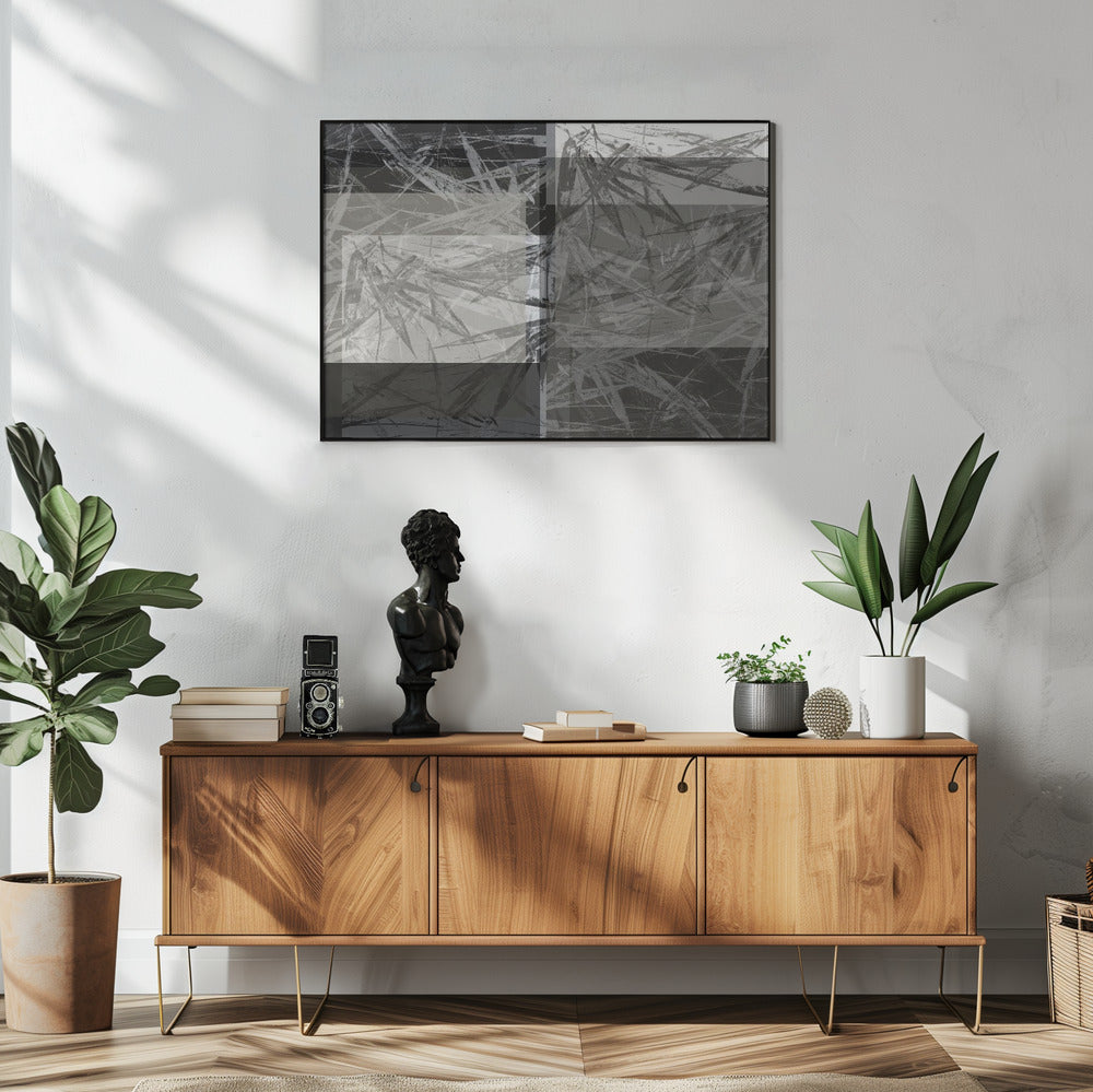 Abstract Botanicals in Neutral Tones | Poster