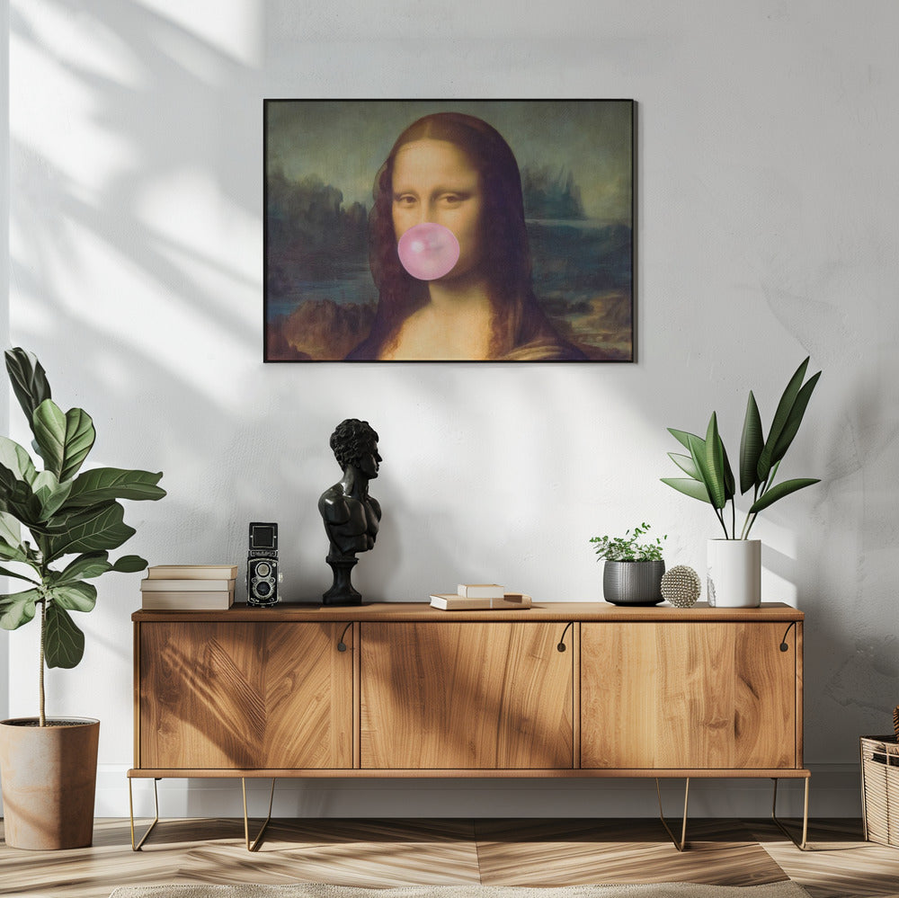 Mona Lisa Bubble Gum | Poster