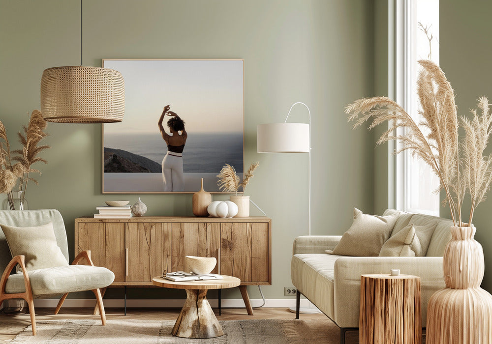 Posing By The Sea | Canvas