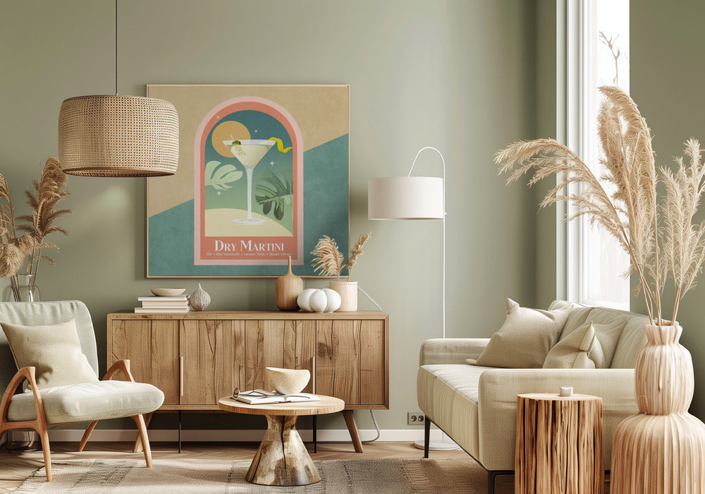 Elegant Cocktail Scene | Canvas