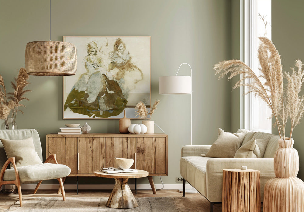 Delicate Lines And Textured Layers | Canvas