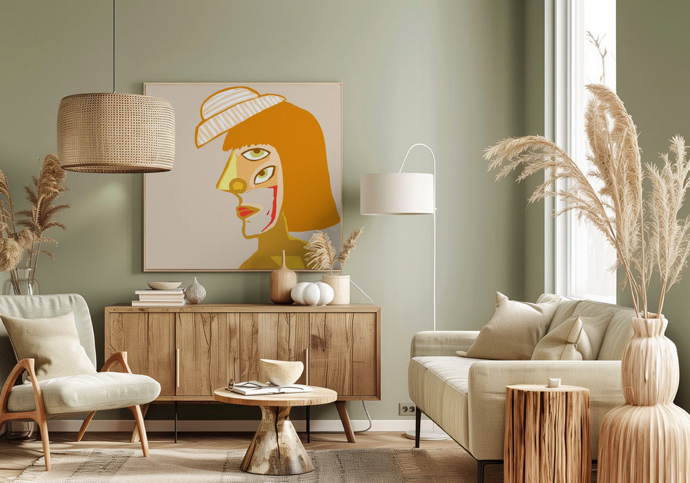 The Golden Lady | Canvas