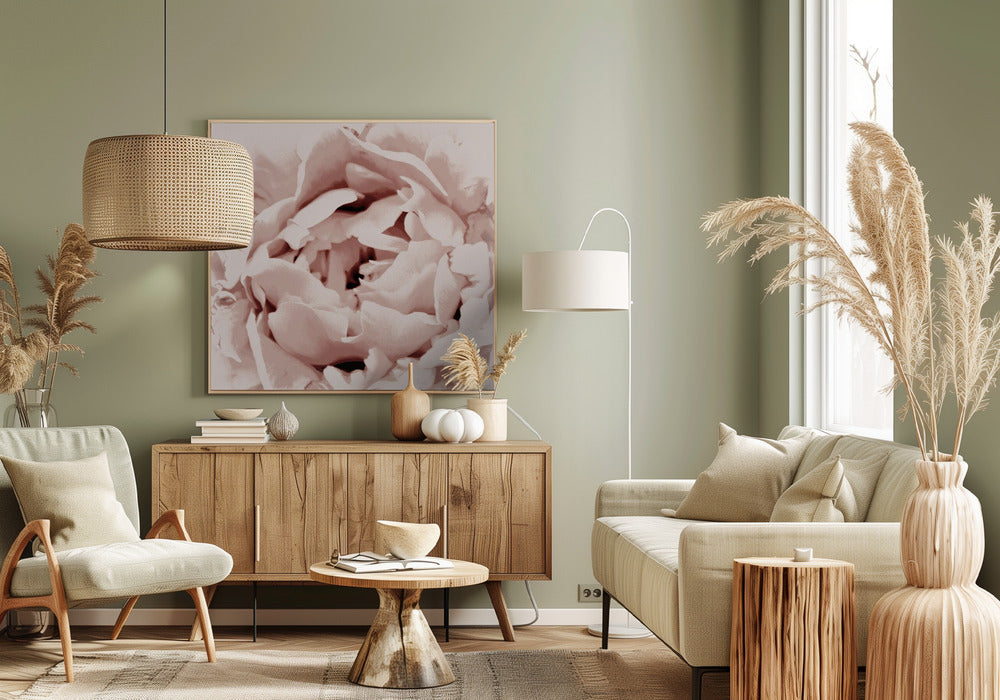 Delicate Peony Flower | Canvas