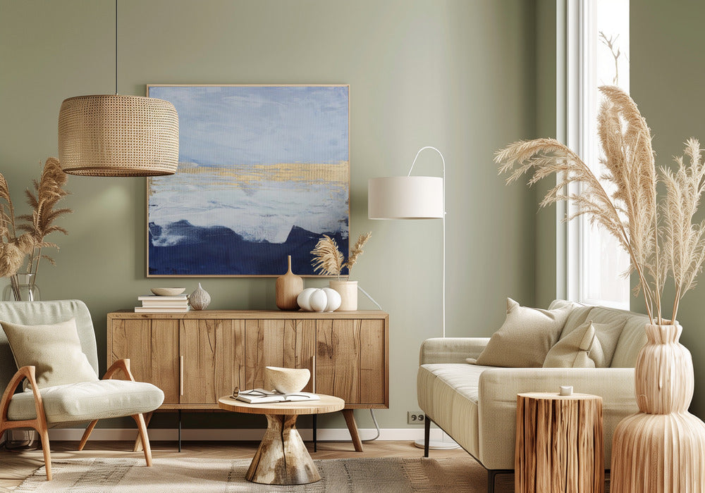 Peaceful Golden Horizon | Canvas