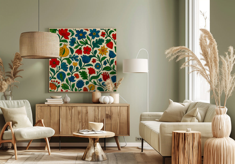 Blooming Floral Symphony | Canvas