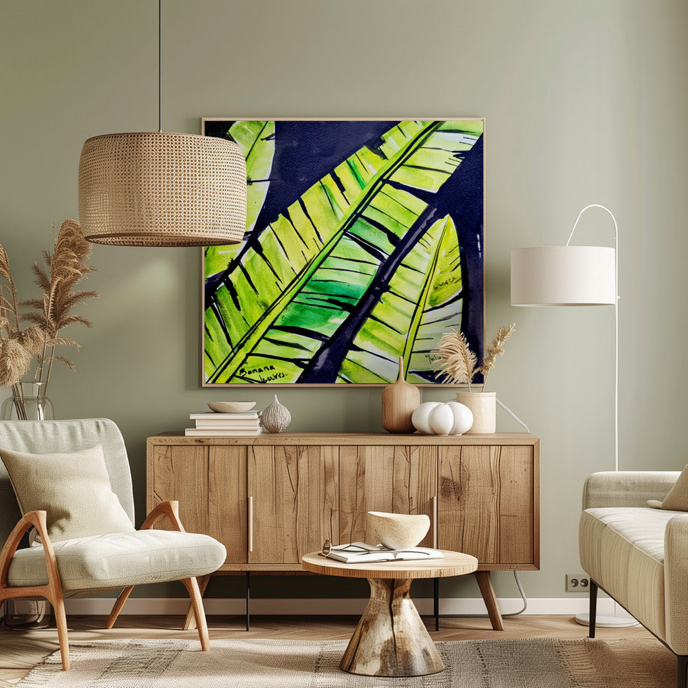 Banana leaves | Canvas