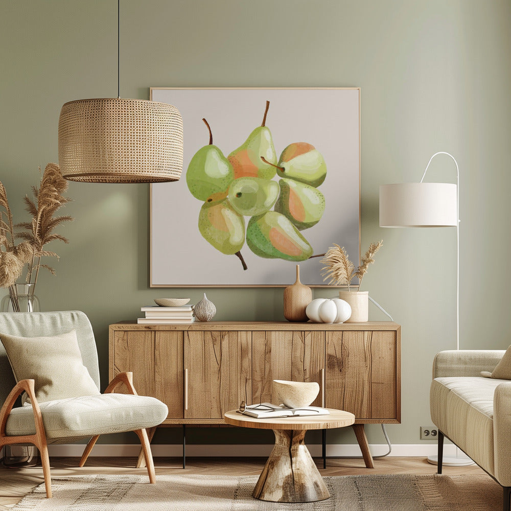 Seven pears | Canvas