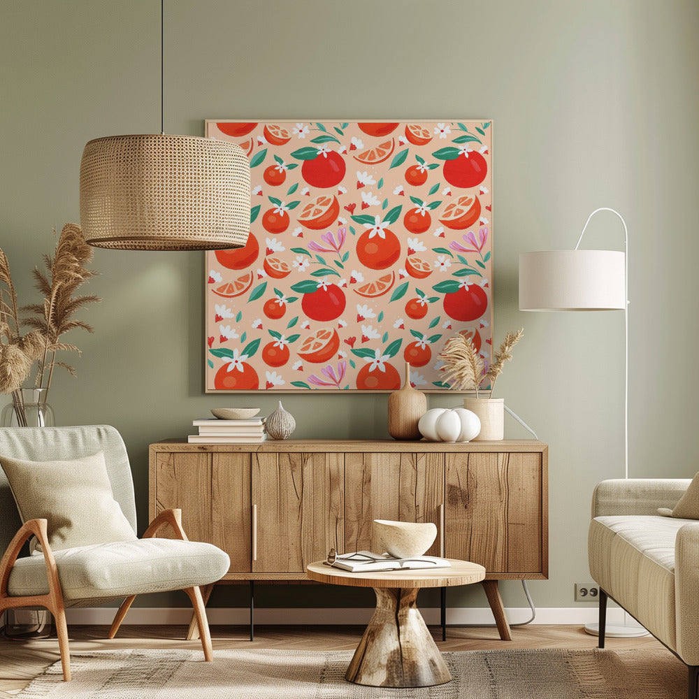 Citrus Pattern | Canvas