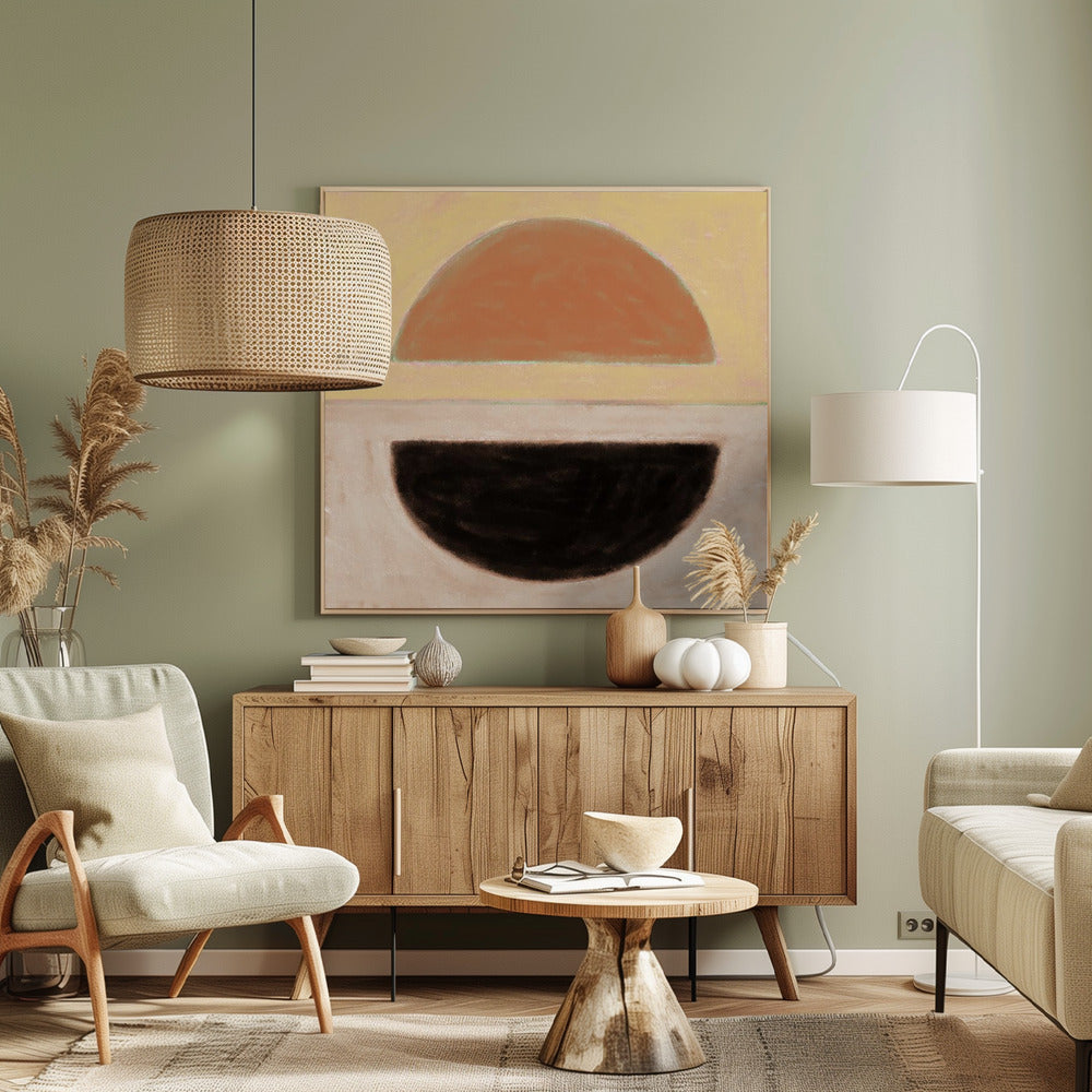 Abstract half circles | Canvas