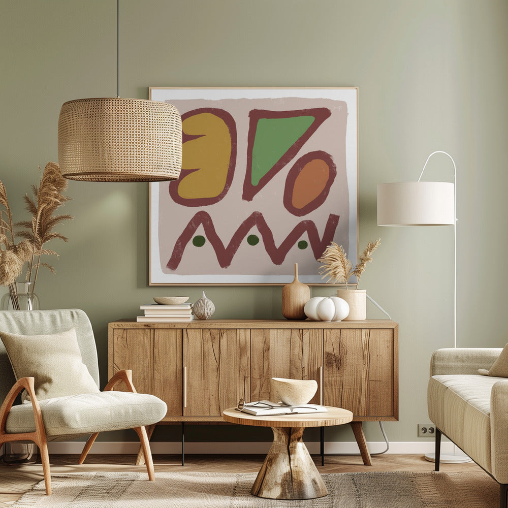 Modern art shapes | Canvas