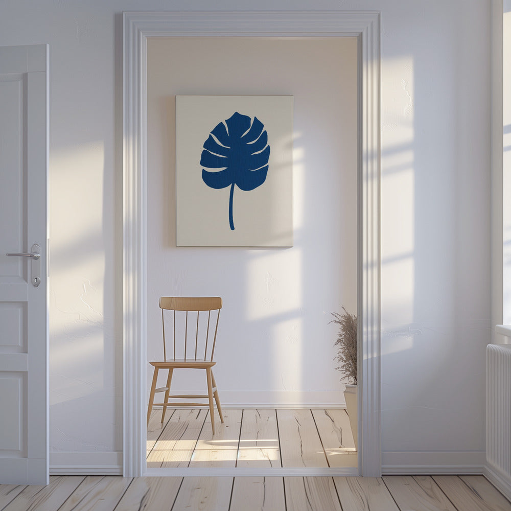 Monstera Canvas Blue | Canvas