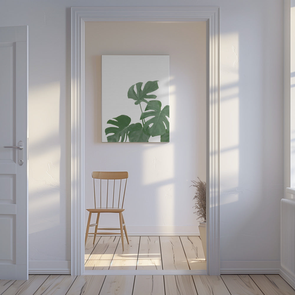 Monstera Aqua 04 | Canvas